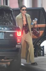 IRINA SHAYK Leaves Vito Schnabel
