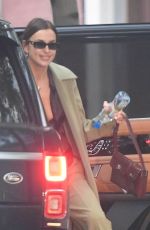 IRINA SHAYK Leaves Vito Schnabel