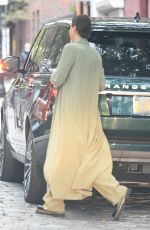 IRINA SHAYK Leaves Vito Schnabel