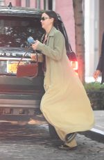 IRINA SHAYK Leaves Vito Schnabel