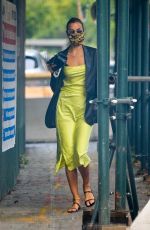 IRINA SHAYK Out and About in New York 10/19/2020