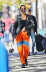 IRINA SHAYK Wearing a Mask Out in New York 10/18/2020