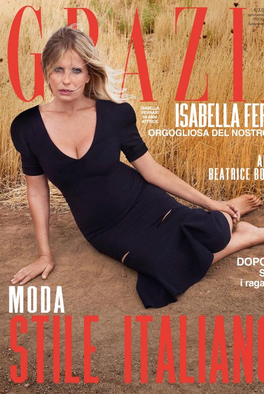 ISABELLA FERRARI in Grazia Magazine, Italy September 2020