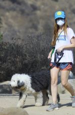 ISLA FISHER Out Hiking in Los Angeles 10/04/2020