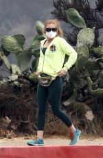 ISLA FISHER Out Hiking with Her Dog in Hollywood Hills 10/19/2020