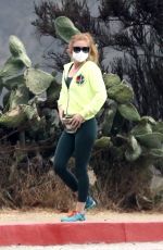 ISLA FISHER Out Hiking with Her Dog in Hollywood Hills 10/19/2020