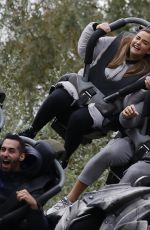 JACQUELINE JOSSA and Dan Osborne at Thorpe Park Resort in Surrey 10/26/2020