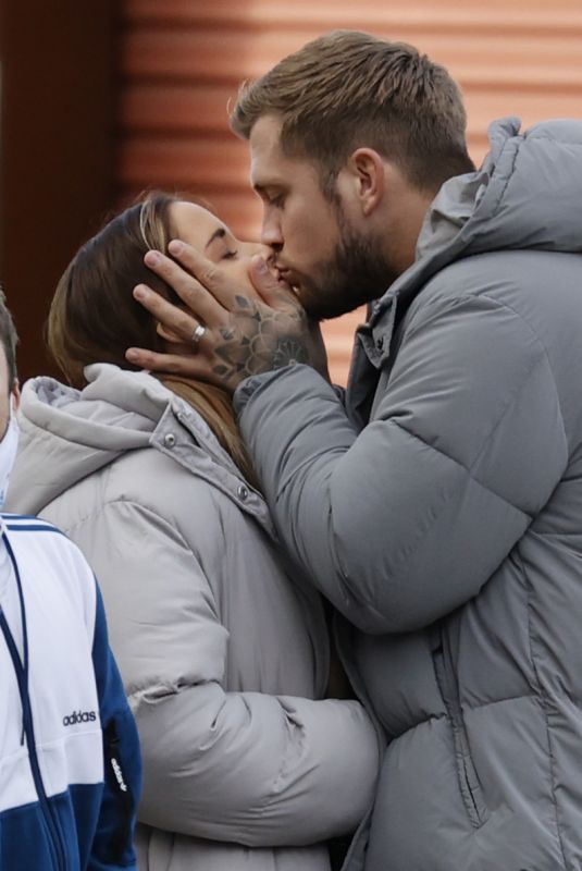 JACQUELINE JOSSA and Dan Osborne at Thorpe Park Resort in Surrey 10/26/2020