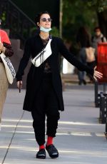JAIMIE ALEXANDER Riding Subway in New York 10/14/2020
