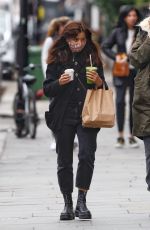 JENNA LOUISE COLEMAN Wearing a Mask Out in Notting Hill 10/13/2020
