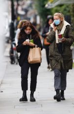 JENNA LOUISE COLEMAN Wearing a Mask Out in Notting Hill 10/13/2020