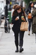 JENNA LOUISE COLEMAN Wearing a Mask Out in Notting Hill 10/13/2020