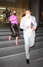 JENNIFER LOPEZ and Alex Rodriguez Night Out in Beverly Hills 10/28/2020