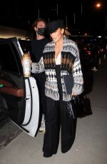 JENNIFER LOPEZ Leaves a Business Meeting in Hollywood 10/23/2020