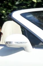 JENNIFER LOPEZ Out Driving Her Convertible in Bel Air 10/18/2020