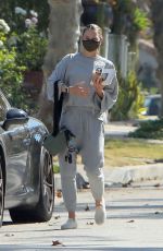 JENNIFER MORRISON Out for Iced Coffee in West Hollywood 10/07/2020
