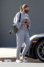 JENNIFER MORRISON Out for Iced Coffee in West Hollywood 10/07/2020