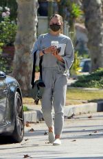 JENNIFER MORRISON Out for Iced Coffee in West Hollywood 10/07/2020