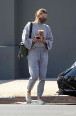 JENNIFER MORRISON Out for Iced Coffee in West Hollywood 10/07/2020