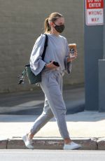 JENNIFER MORRISON Out for Iced Coffee in West Hollywood 10/07/2020