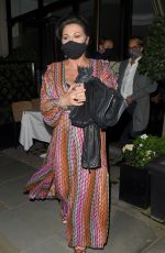 JESSIE WALLACE Night Out in London 10/16/2020