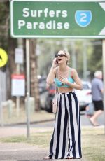 JESSIKA POWER in Bikini at a Beach on the Gold Coast 10/05/2020