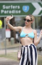 JESSIKA POWER in Bikini at a Beach on the Gold Coast 10/05/2020