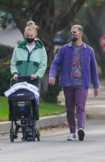 JOE JONAS and Sophie Turner Out with Her Baby in Los Angeles 10/27/2020
