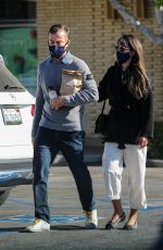 JORDANA BREWSTER and Andrew Form Leaves a Pharmacy in Brentwood 10/29/2020