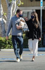 JORDANA BREWSTER and Andrew Form Leaves a Pharmacy in Brentwood 10/29/2020