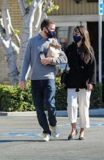 JORDANA BREWSTER and Andrew Form Leaves a Pharmacy in Brentwood 10/29/2020