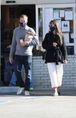 JORDANA BREWSTER and Andrew Form Leaves a Pharmacy in Brentwood 10/29/2020