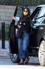 JORDANA BREWSTER and Andrew Form Out for Coffee in Santa Monica 10/30/2020