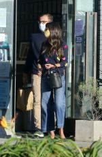 JORDANA BREWSTER and Andrew Form Out for Coffee in Santa Monica 10/30/2020