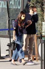JORDANA BREWSTER and Andrew Form Out for Coffee in Santa Monica 10/30/2020