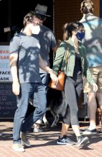 JORDANA BREWSTER and Andrew Form Out for Lunch in West Hollywood 10/28/2020