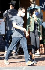 JORDANA BREWSTER and Andrew Form Out for Lunch in West Hollywood 10/28/2020