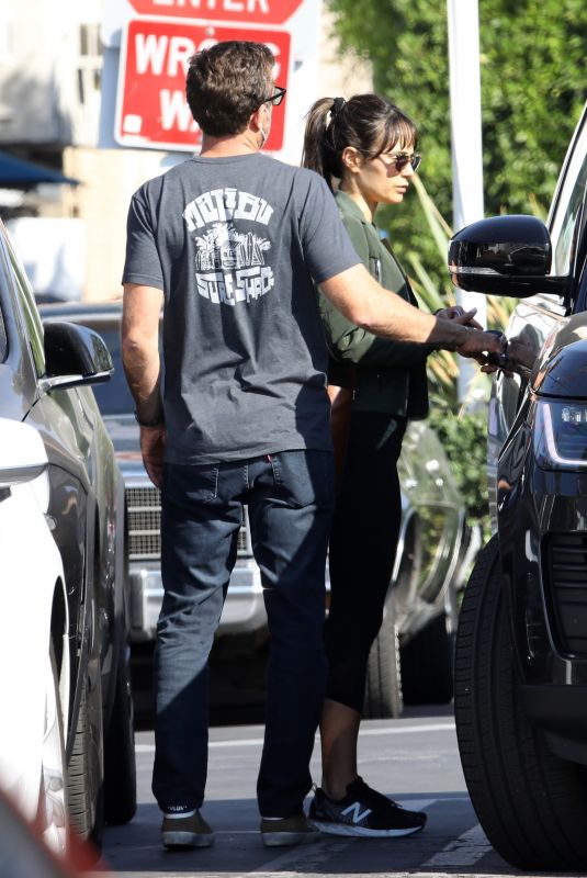 JORDANA BREWSTER and Andrew Form Out for Lunch in West Hollywood 10/28/2020