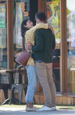 JORDANA BREWSTER and Mason Morfit Out Kissing in Brentwood 10/27/2020