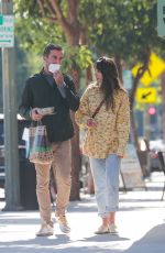 JORDANA BREWSTER and Mason Morfit Out Kissing in Brentwood 10/27/2020
