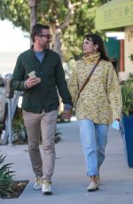 JORDANA BREWSTER and Mason Morfit Out Kissing in Brentwood 10/27/2020