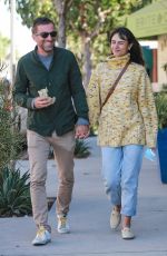 JORDANA BREWSTER and Mason Morfit Out Kissing in Brentwood 10/27/2020