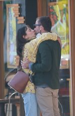 JORDANA BREWSTER and Mason Morfit Out Kissing in Brentwood 10/27/2020