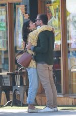 JORDANA BREWSTER and Mason Morfit Out Kissing in Brentwood 10/27/2020