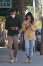 JORDANA BREWSTER and Mason Morfit Out Kissing in Brentwood 10/27/2020
