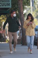 JORDANA BREWSTER and Mason Morfit Out Kissing in Brentwood 10/27/2020