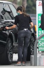 JORDANA BREWSTER at a Gas Station in Brentwood 10/08/2020