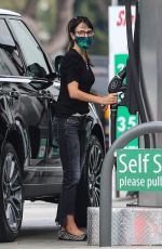 JORDANA BREWSTER at a Gas Station in Brentwood 10/08/2020