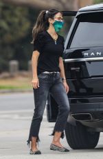 JORDANA BREWSTER at a Gas Station in Brentwood 10/08/2020