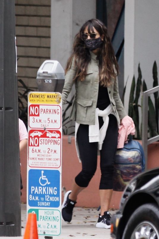 JORDANA BREWSTER at Blue Bottle Coffe in Brentwood 10/22/2020